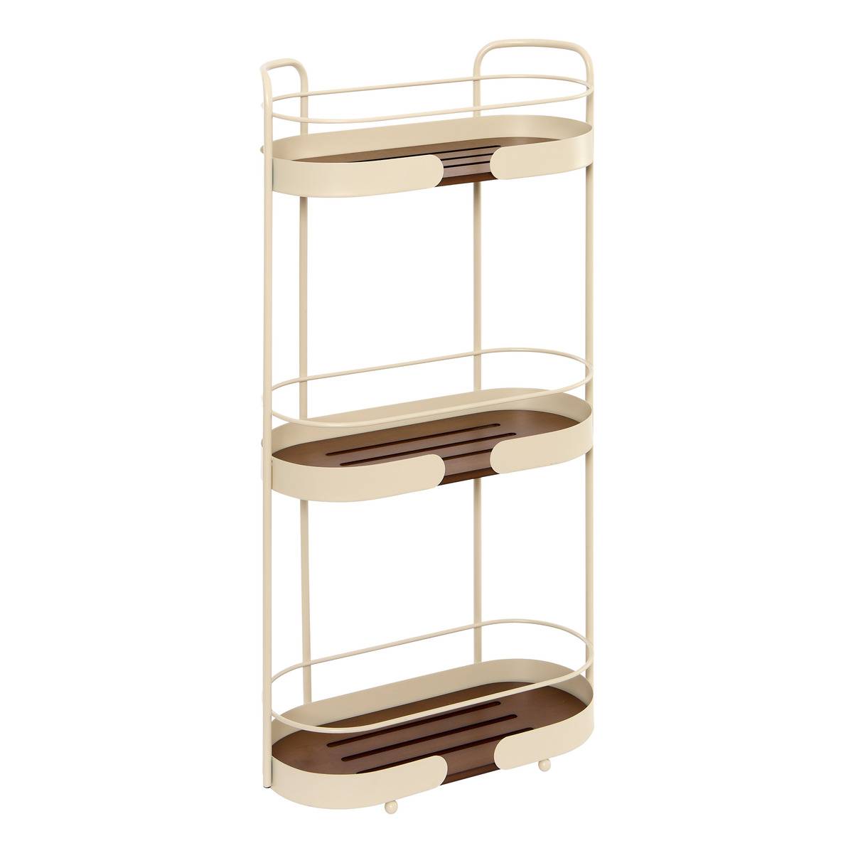 Étagère de douche ovale ARGILEO beige, 5FIVE SIMPLY SMART
