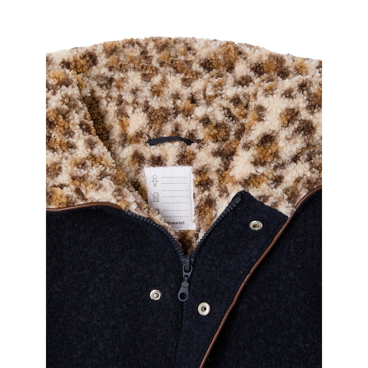 Manteau à capuche marine, VERTBAUDET
