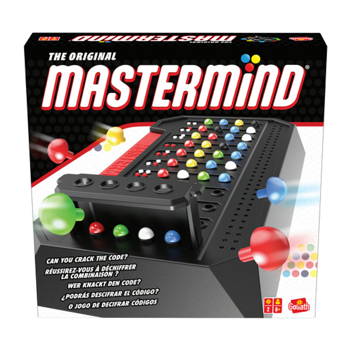 Mastermind -Le jeu de deduction couleur unique, GOLIATH