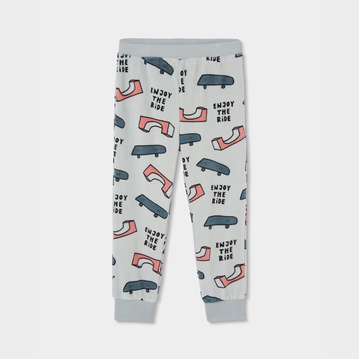 Pyjama molleton garçon imprimé skate multicolore, BOBOLI