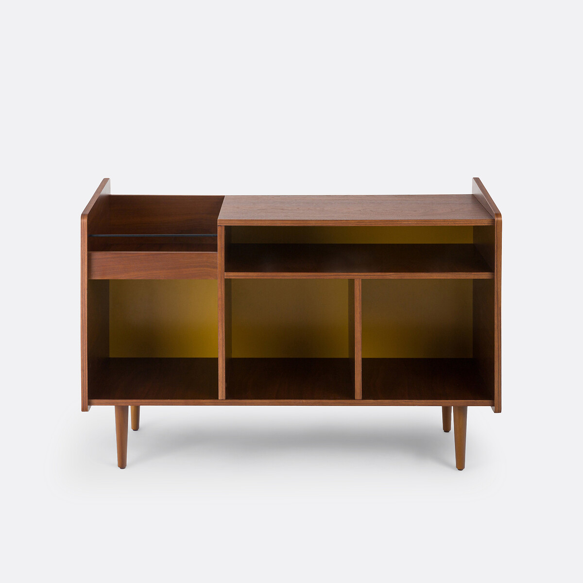 Meuble vintage pour vinyles, Ronda jaune, LA REDOUTE INTERIEURS