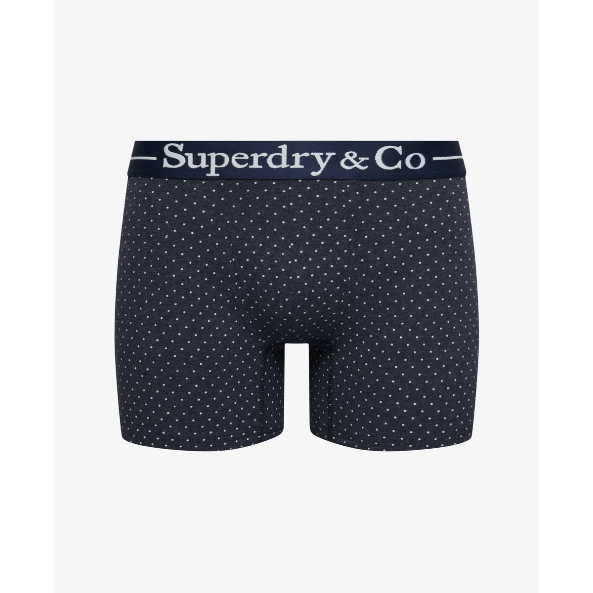 Lot de 3 Boxers & Co Coupe Classique bleu à pois/rayures, SUPERDRY