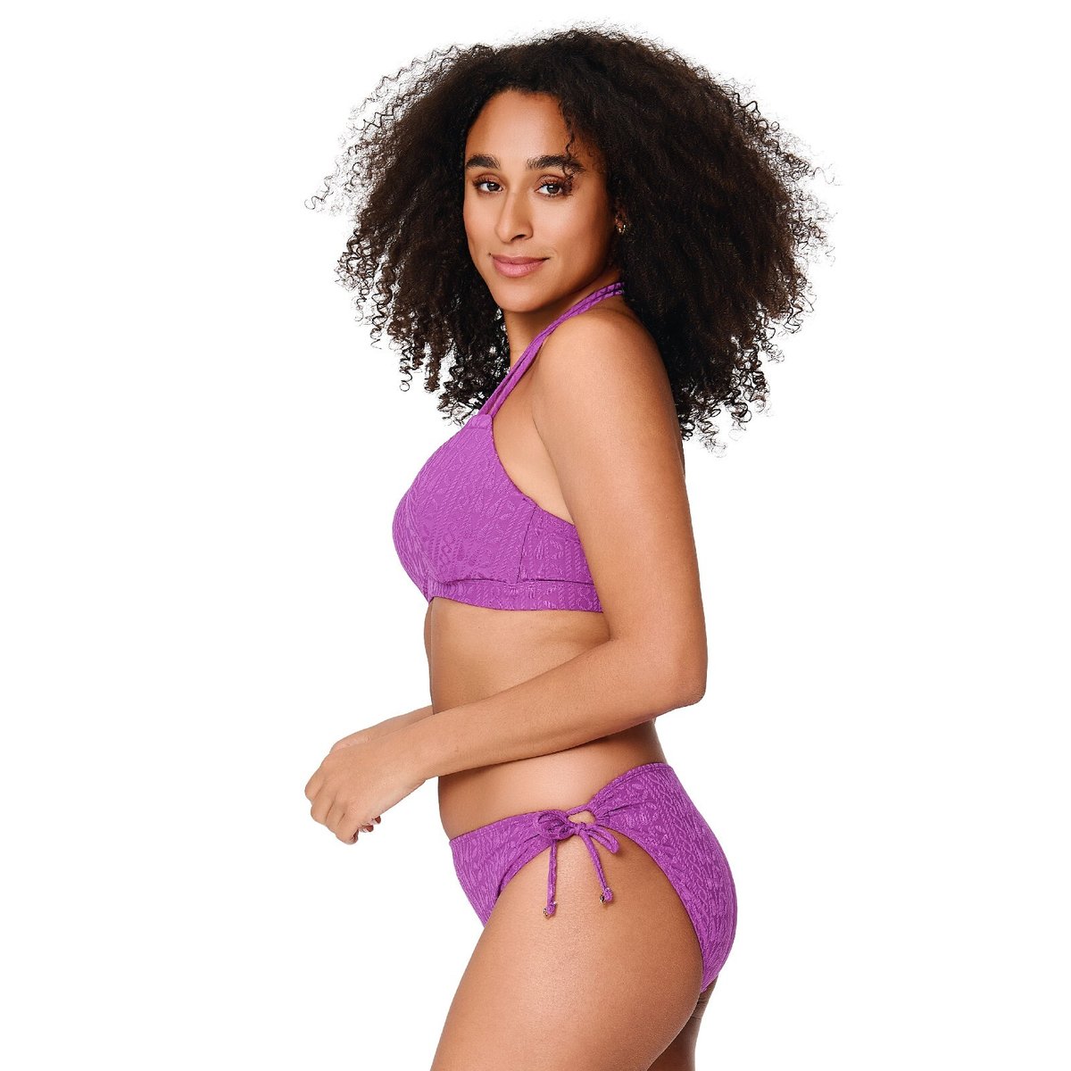 Bas de maillot de bain culotte sparkling grape, LINGADORE
