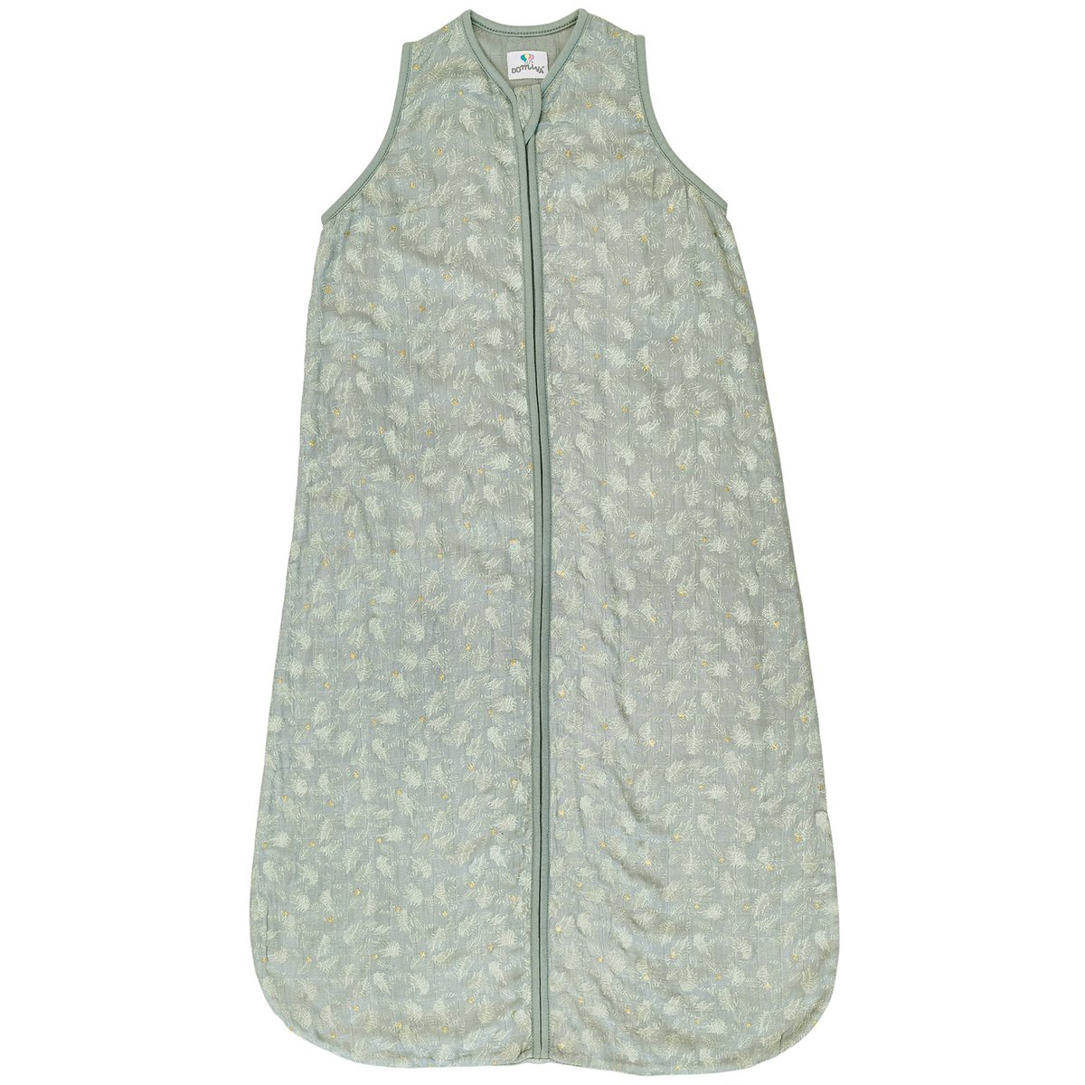 Gigoteuse d'été imprimée étoiles vert, blanc, DOMIVA