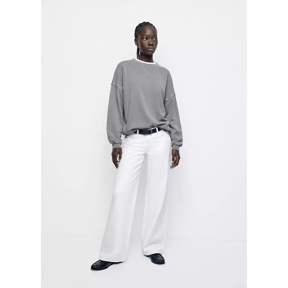 SWEATSHIRT MUSIC gris, MANGO TEEN