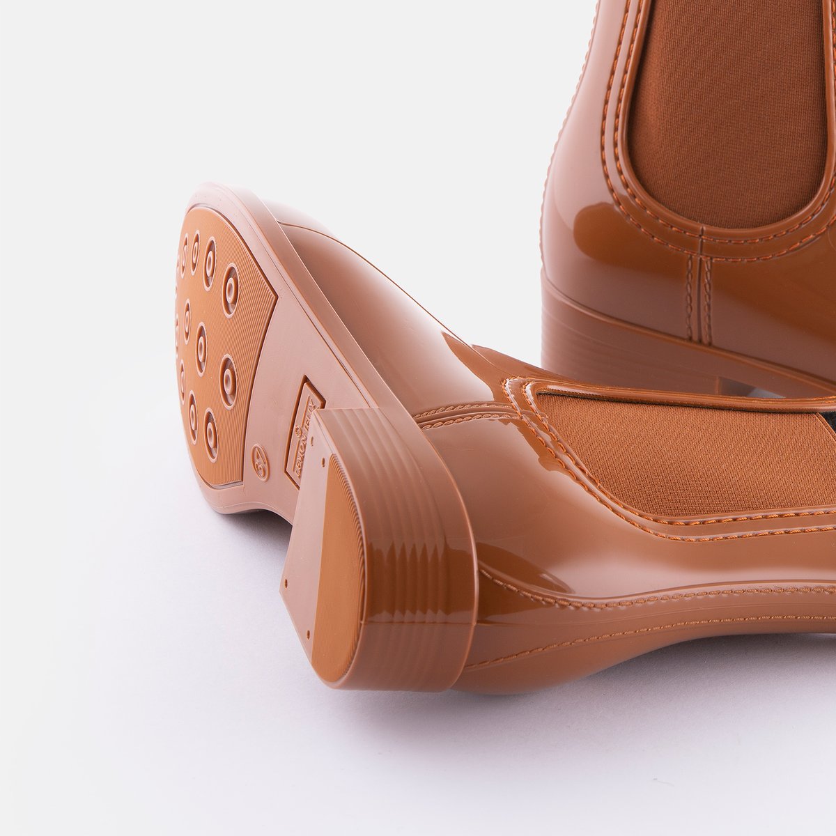 Boots De Pluie Comfy marron/camel, LEMON JELLY