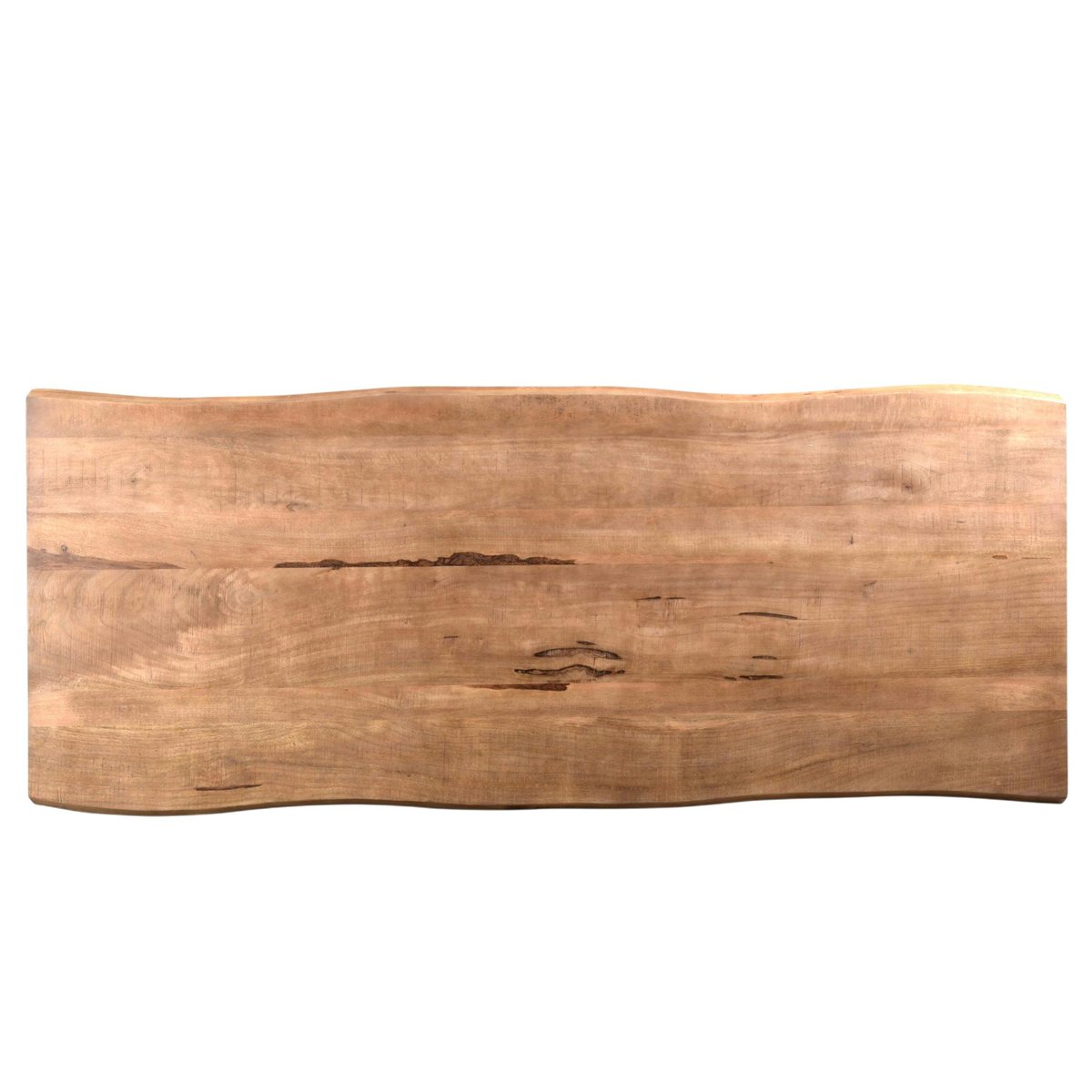 Table à manger en bois à pied central 200 cm FULTON bois naturel, PIER IMPORT