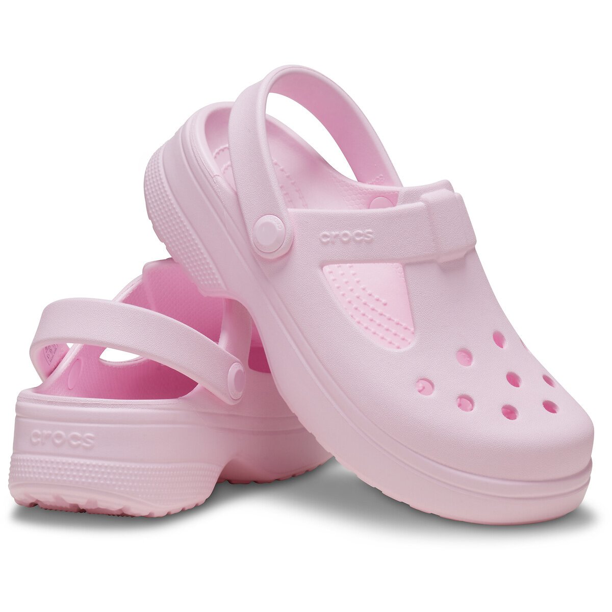 Kids Mary Jane T Clogs pale pink, CROCS