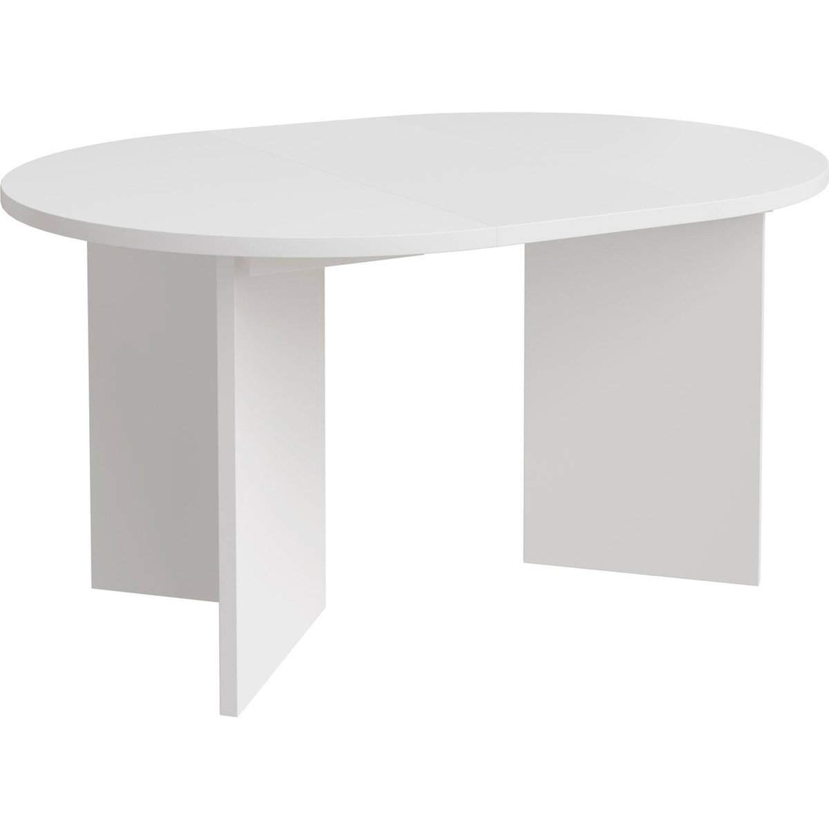 Table à manger ronde extensible OVO blanc perle, RECOLLECTION