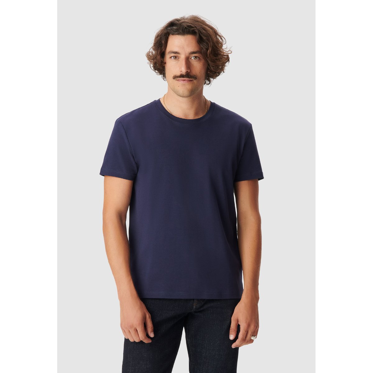 Tee-shirt col rond ABSOLUTE DRY bleu marine, IKKS
