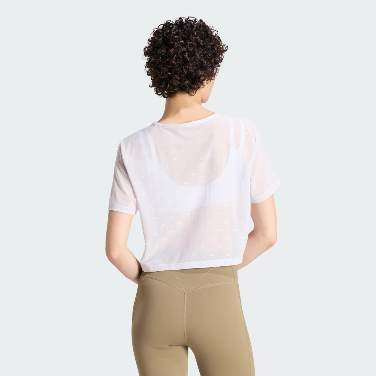 T-Shirt D’entraînement Boxy En Mesh Primelift Essentials frozen purple, adidas Performance