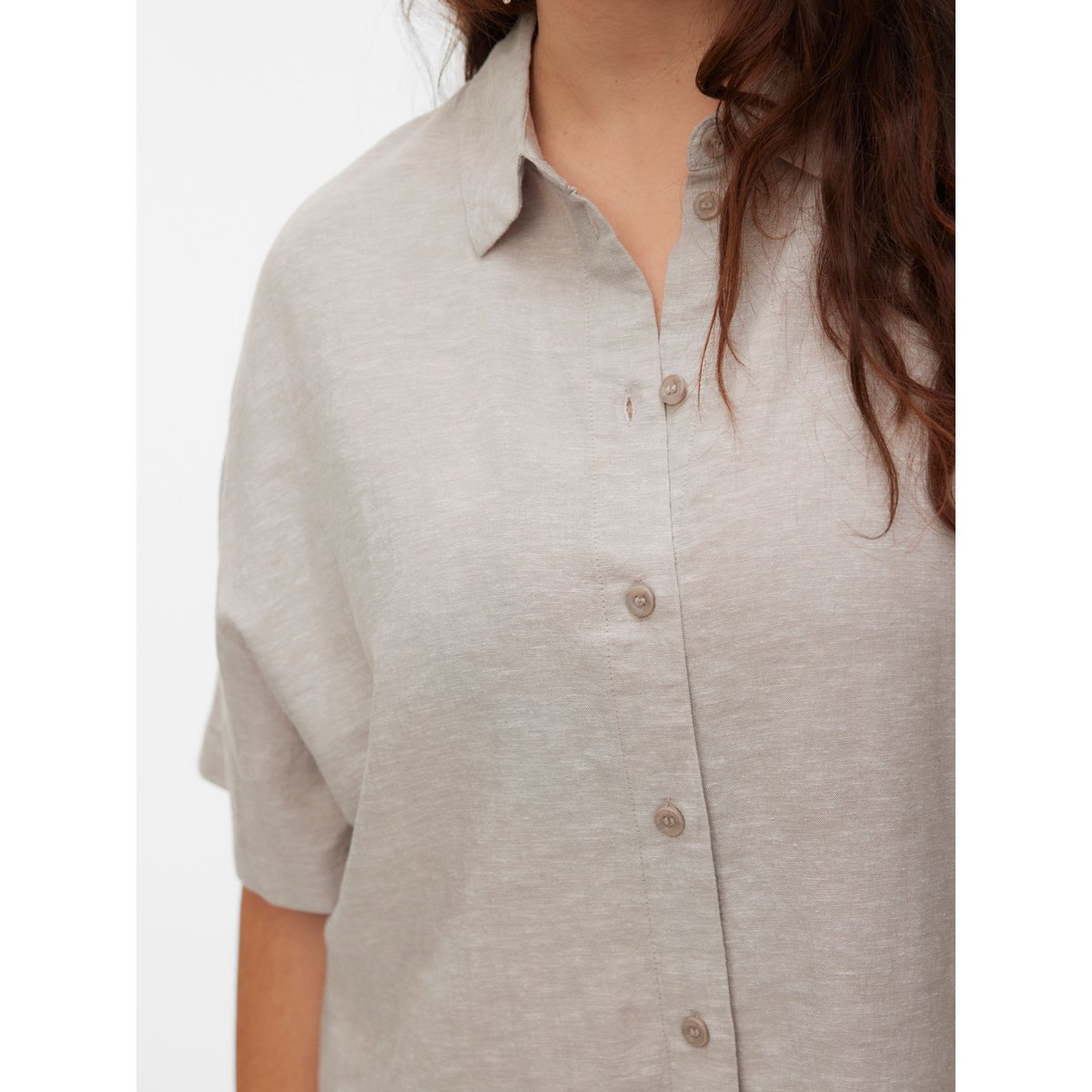 Chemise marron - moon rock, VERO MODA
