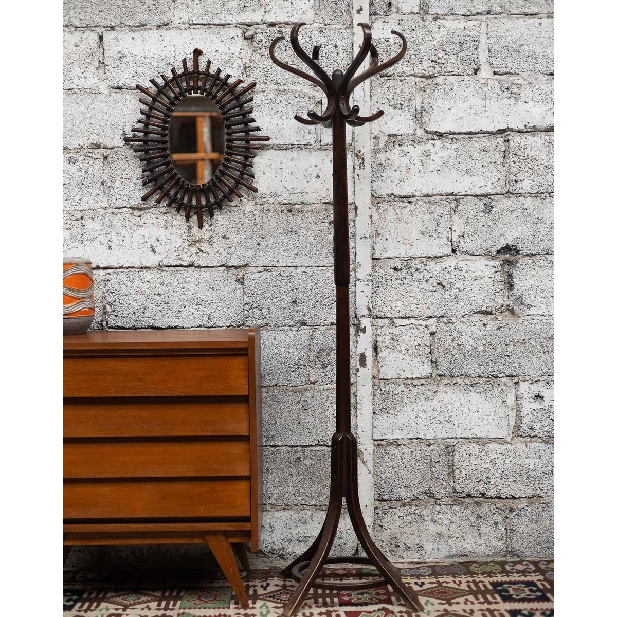 Porte-manteau Baumann Max N°394 - Bon état marron, DEBONGOUT