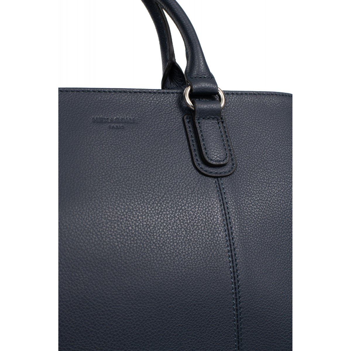 Sac porté main 2 poignées  CONFORT bleu marine, HEXAGONA