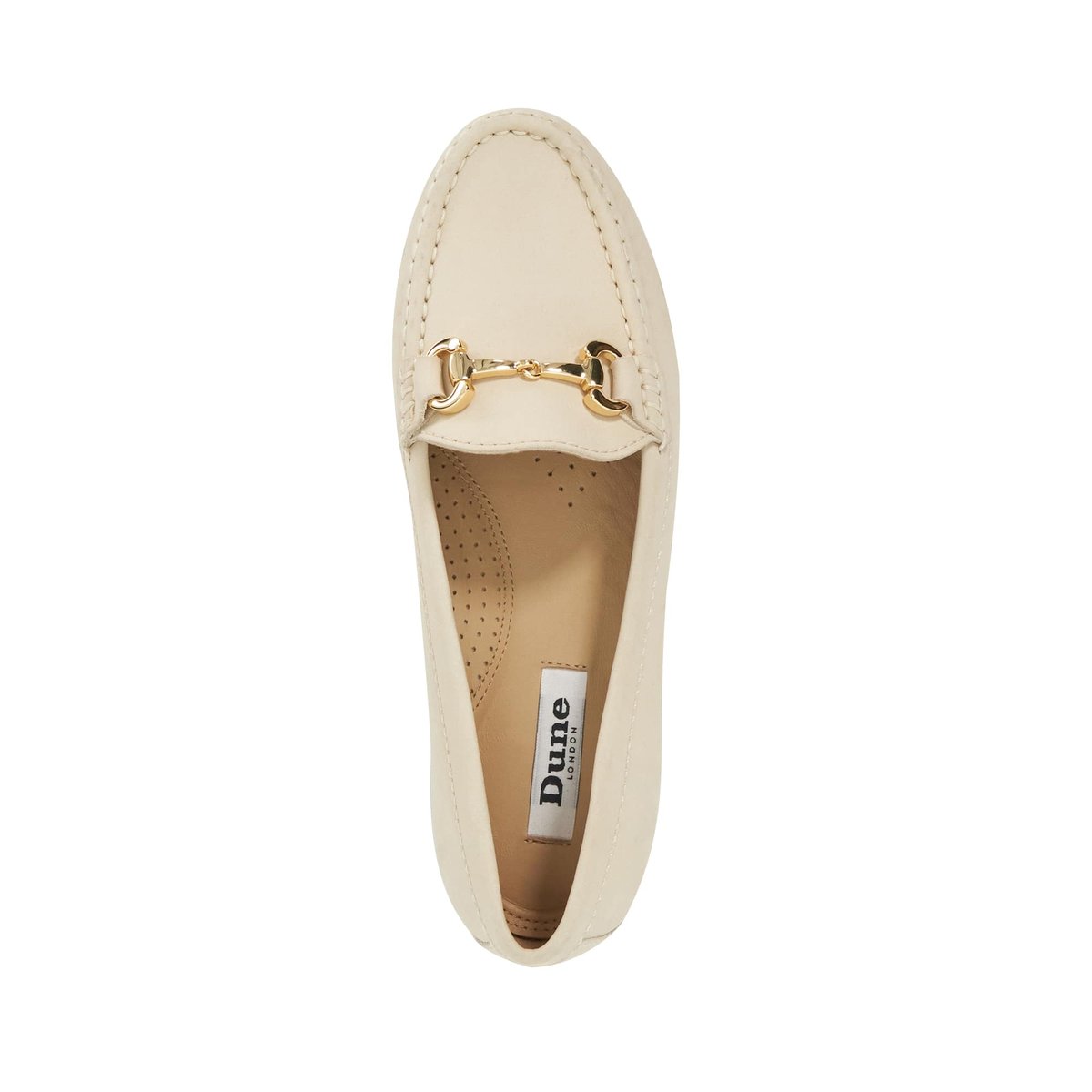 Mocassins à mors en daim - GLENNIEE cream-leather, DUNE LONDON
