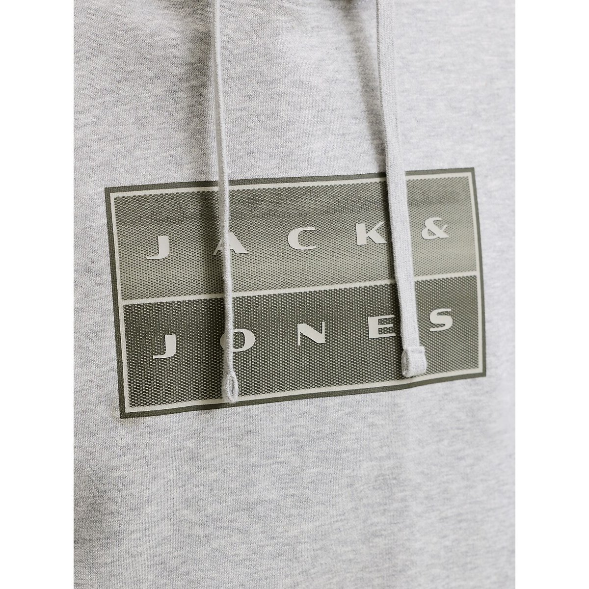 Fusion Hoodie light grey marl, JACK & JONES