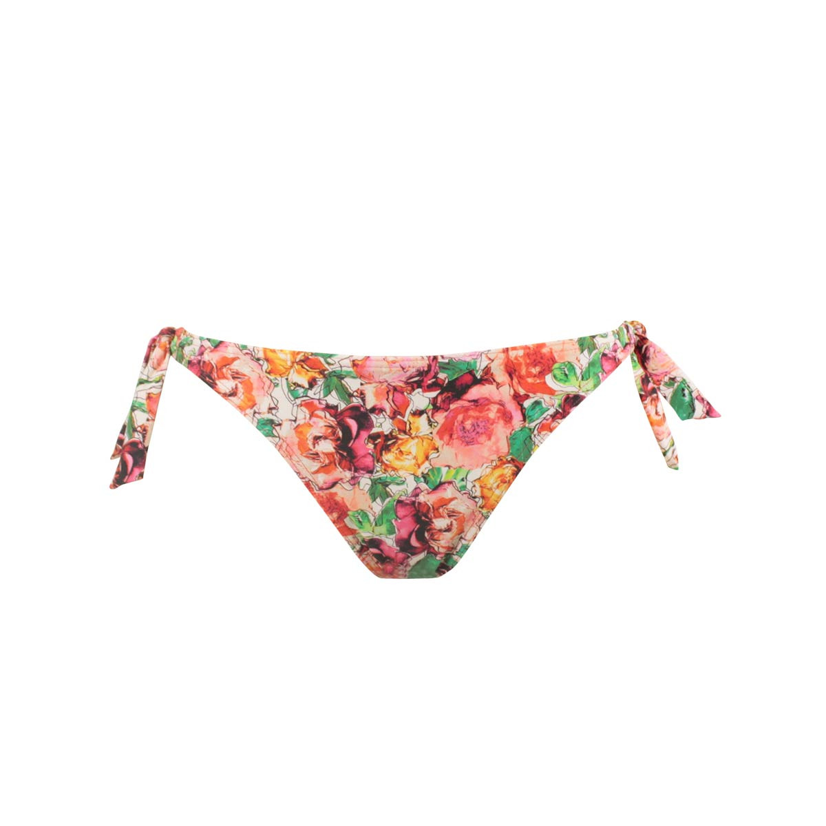 Bas de maillot coupe brésilienne HORTENSE rose, JANINE ROBIN