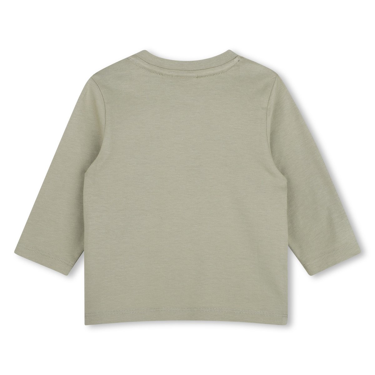 Tee-shirt manches longues gris, BOSS KIDSWEAR