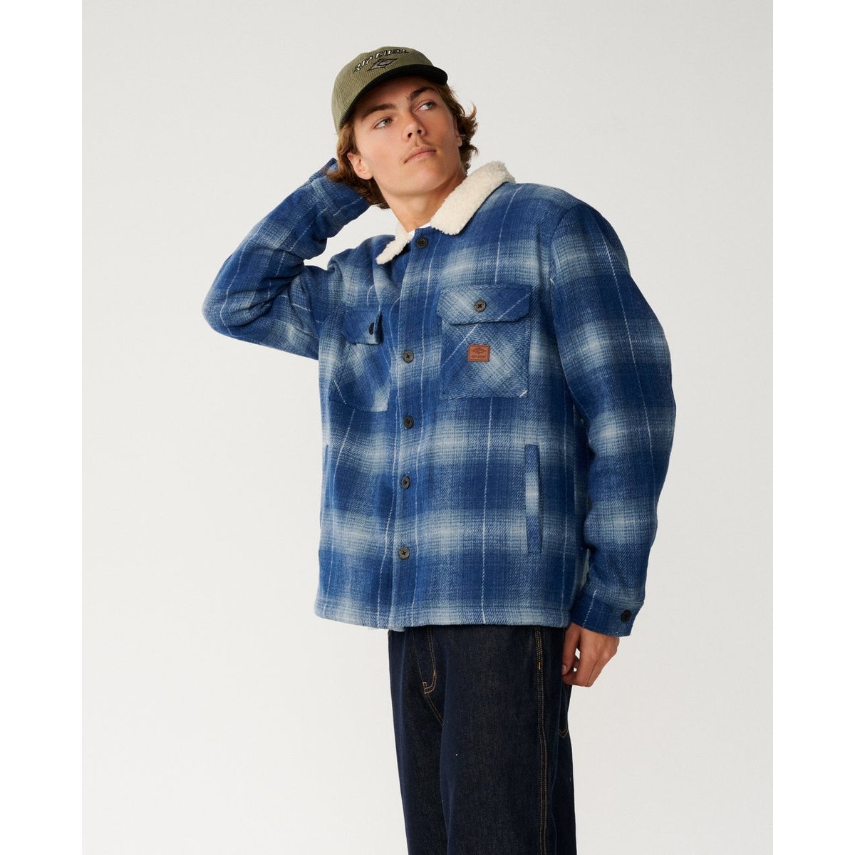 Veste CLASSIC SURF Bells SHERPA navy, RIP CURL