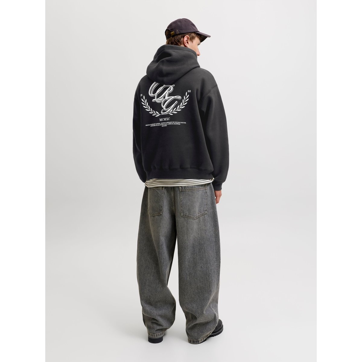 Sweat À Capuche black 1, JACK & JONES