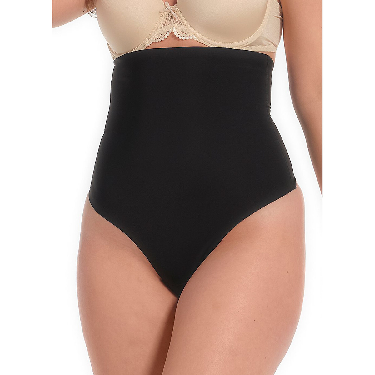 String taille haute gainant Maxi Sexy Hi-tong noir, MAGIC BODYFASHION
