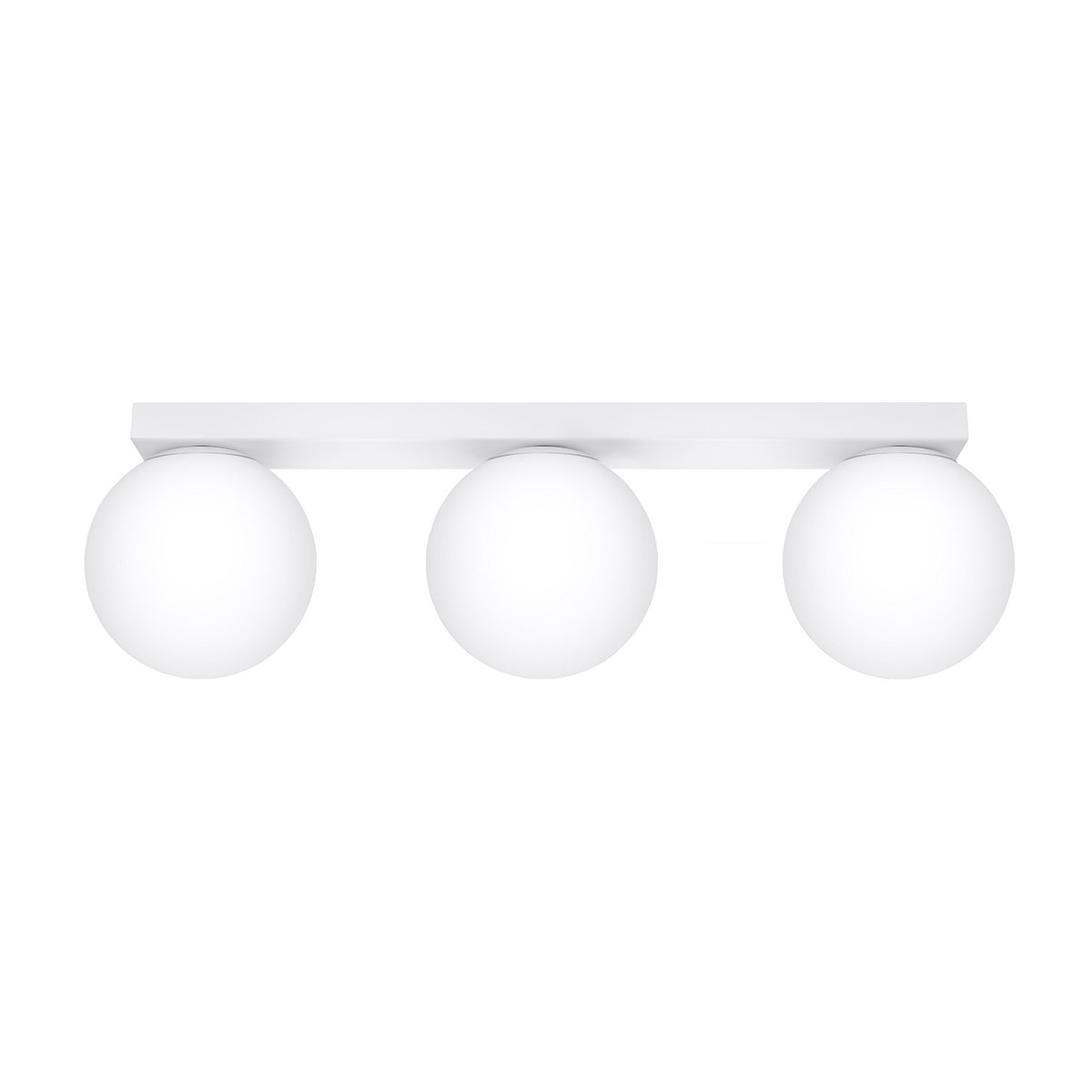 Plafonnier Acier Blanc G9 3 Yoli blanc, EDEN