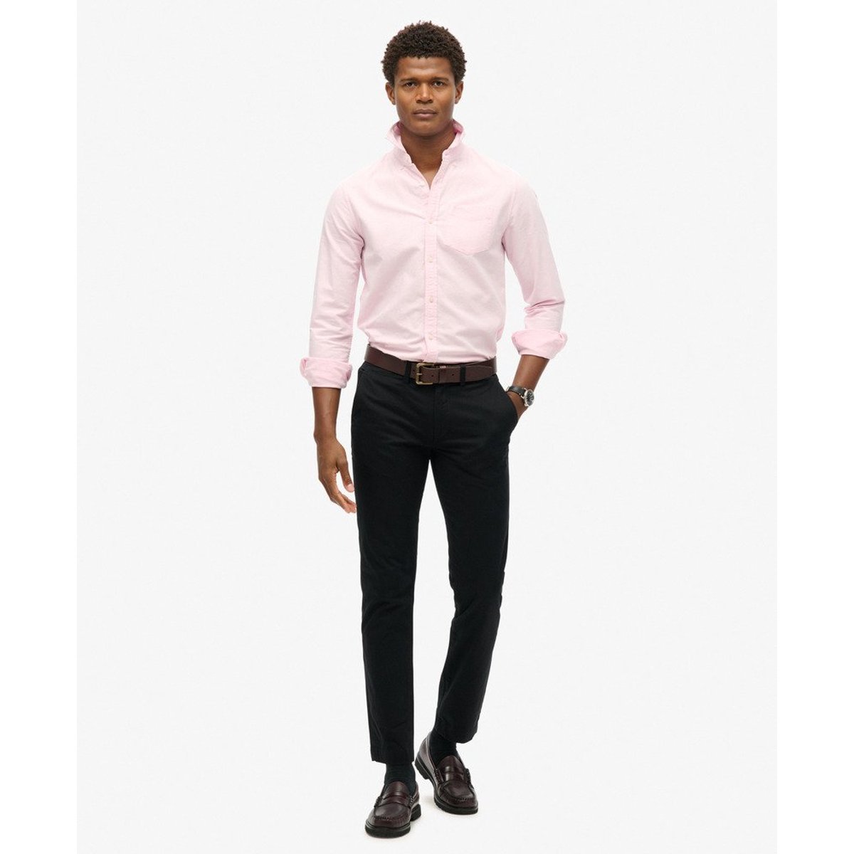 Chemise Oxford rose urbain, SUPERDRY