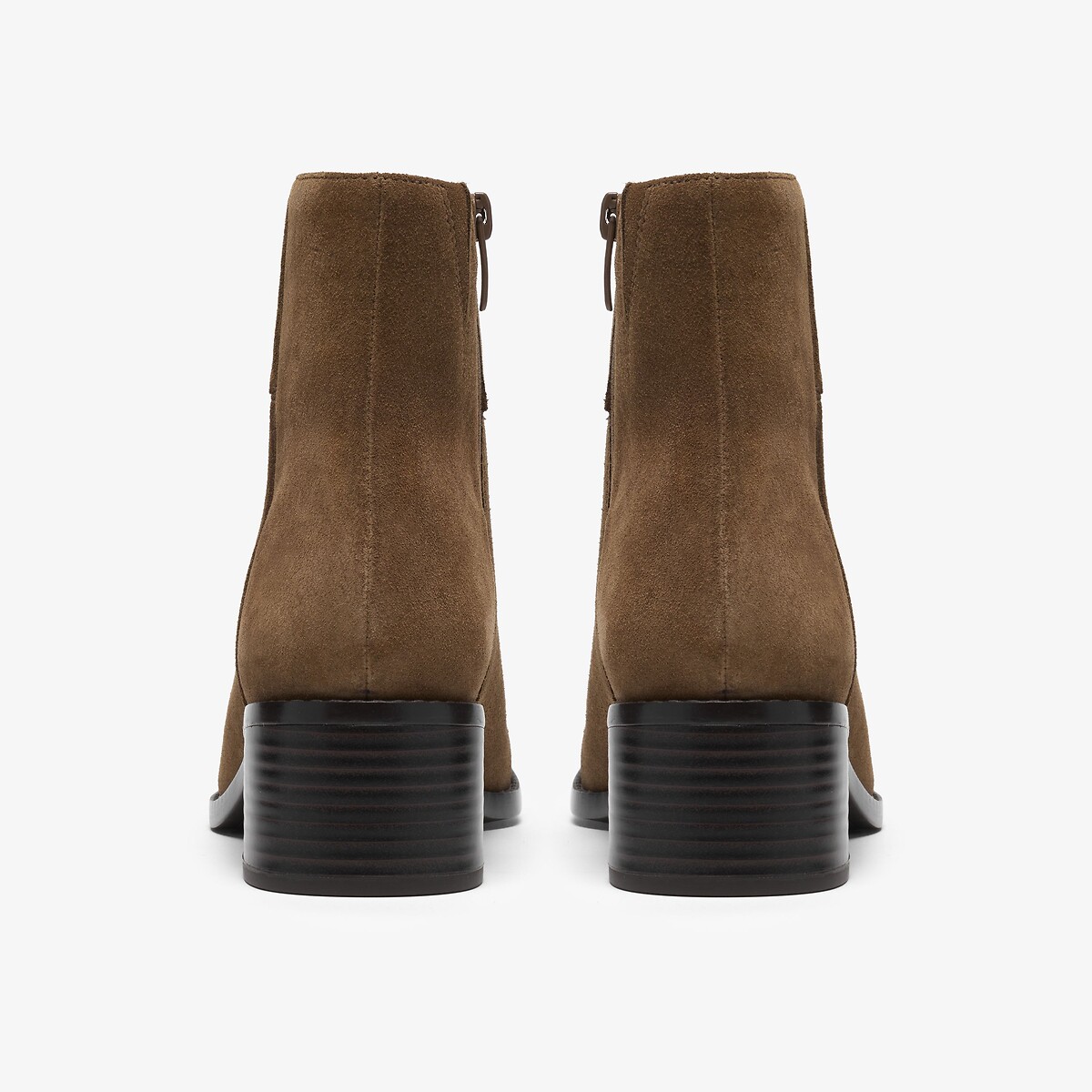 Botines de ante, tacón bajo, WRENN TOP beige              , CLARKS