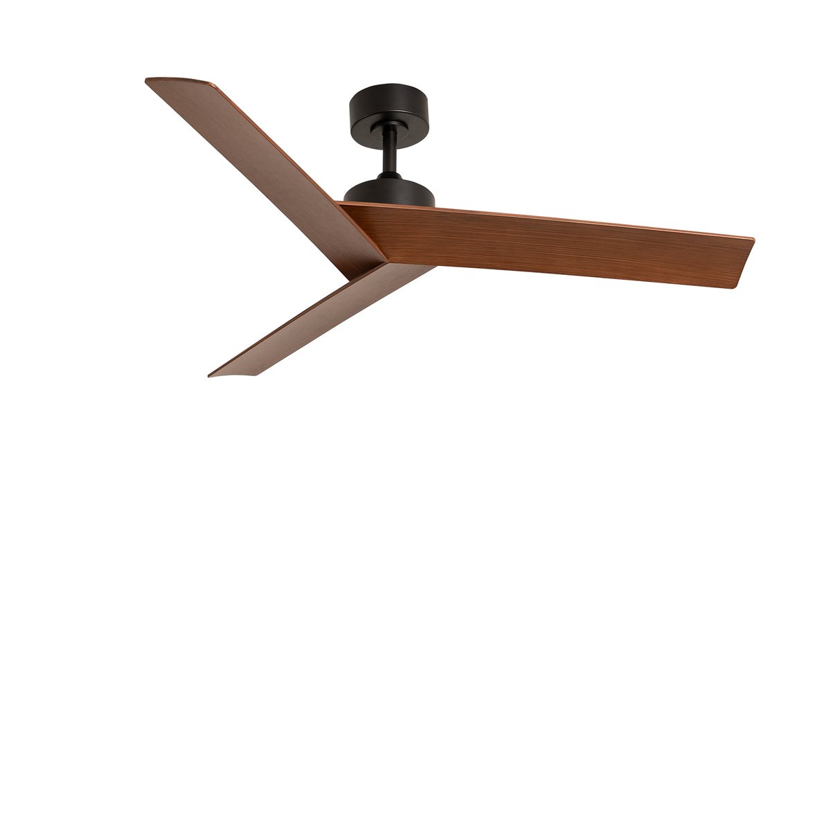 Ventilateur de plafond silencieux sans lumière avec tétécommande WIND SHARP noir/noir, CREATE