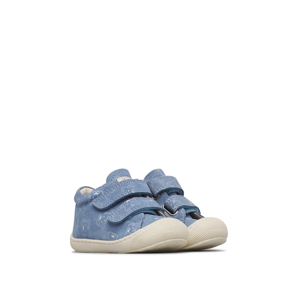 Chaussures premiers pas en suède COCOON VL céleste-, NATURINO