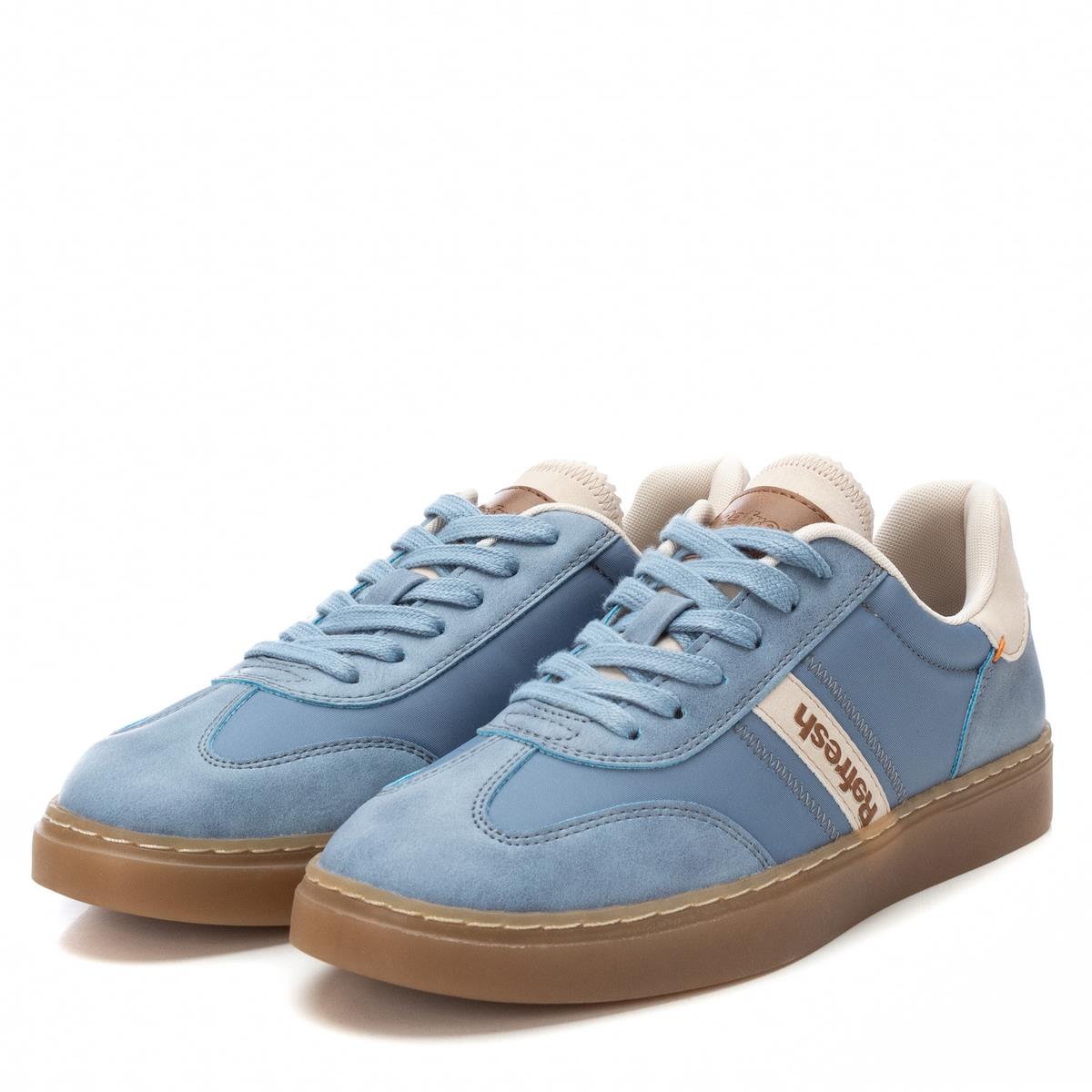 Baskets Autoclave Plaine Décontractée Lacets bleu jean, REFRESH