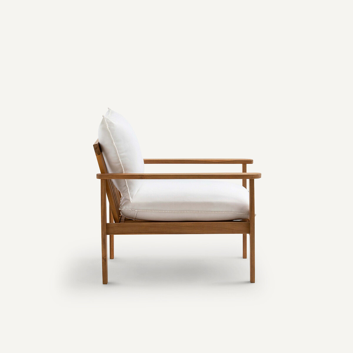 Fauteuil de jardin en acacia, Nellia blanc, AM.PM