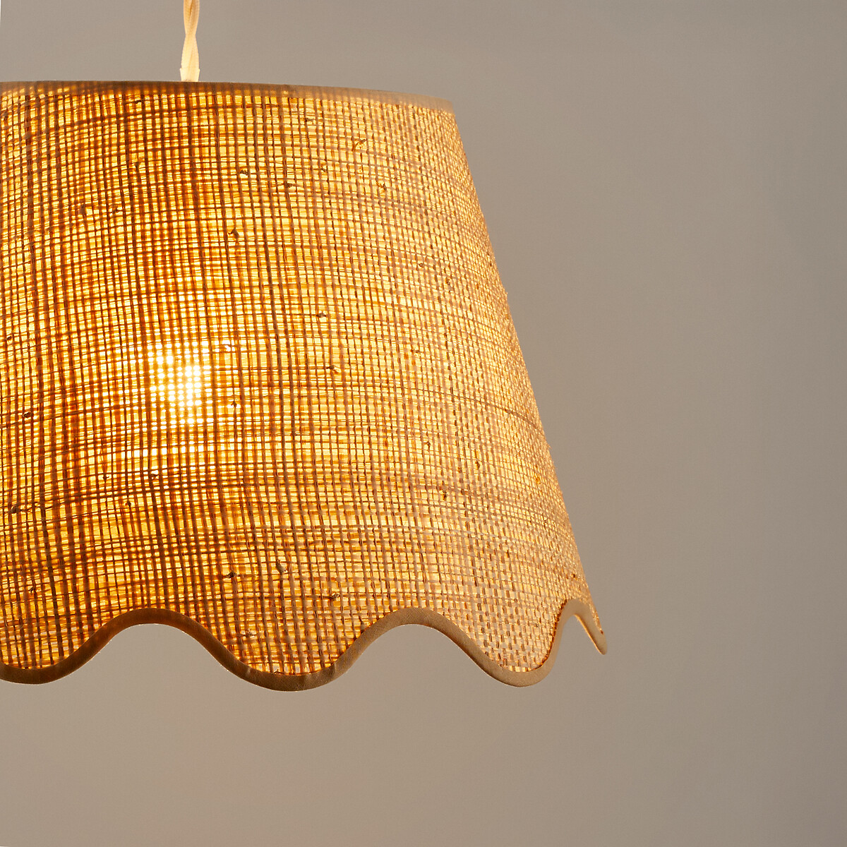 Lampadario in rafia Ø35 cm, Dolka naturale  , LA REDOUTE INTERIEURS