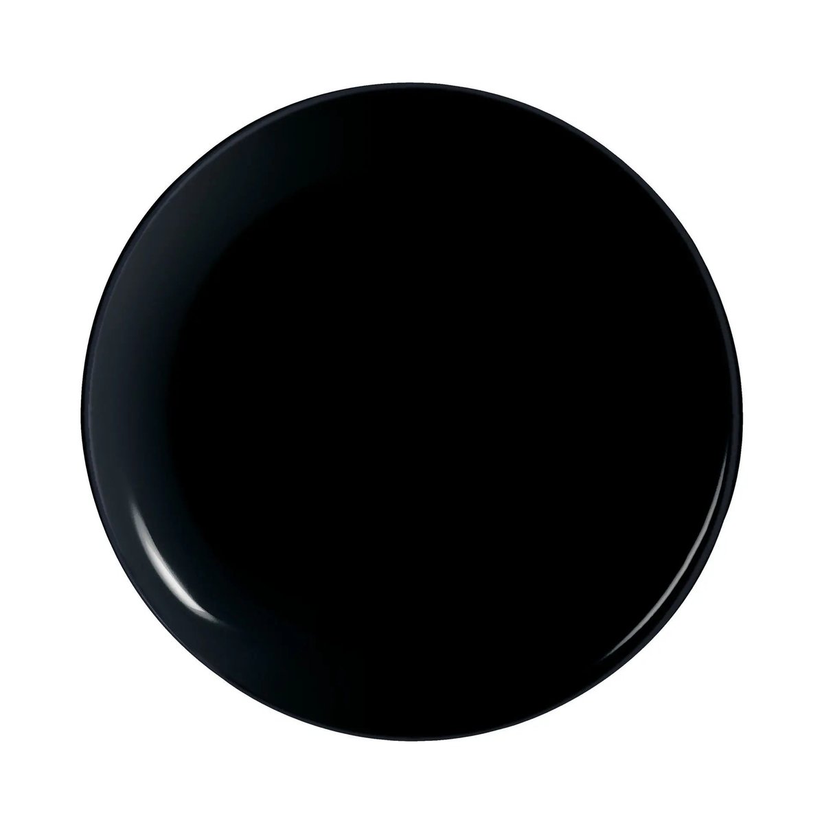 6 assiettes à pizza noires -FRIEND'S TIME noir, LUMINARC