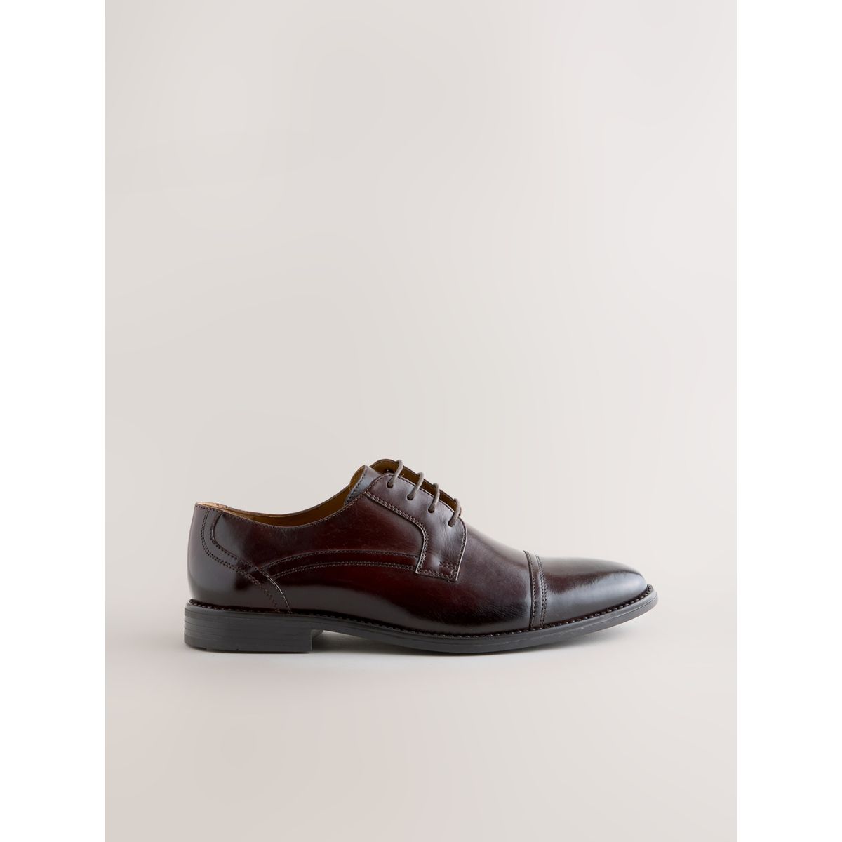 Chaussures derby à bout rapporté marron, NEXT