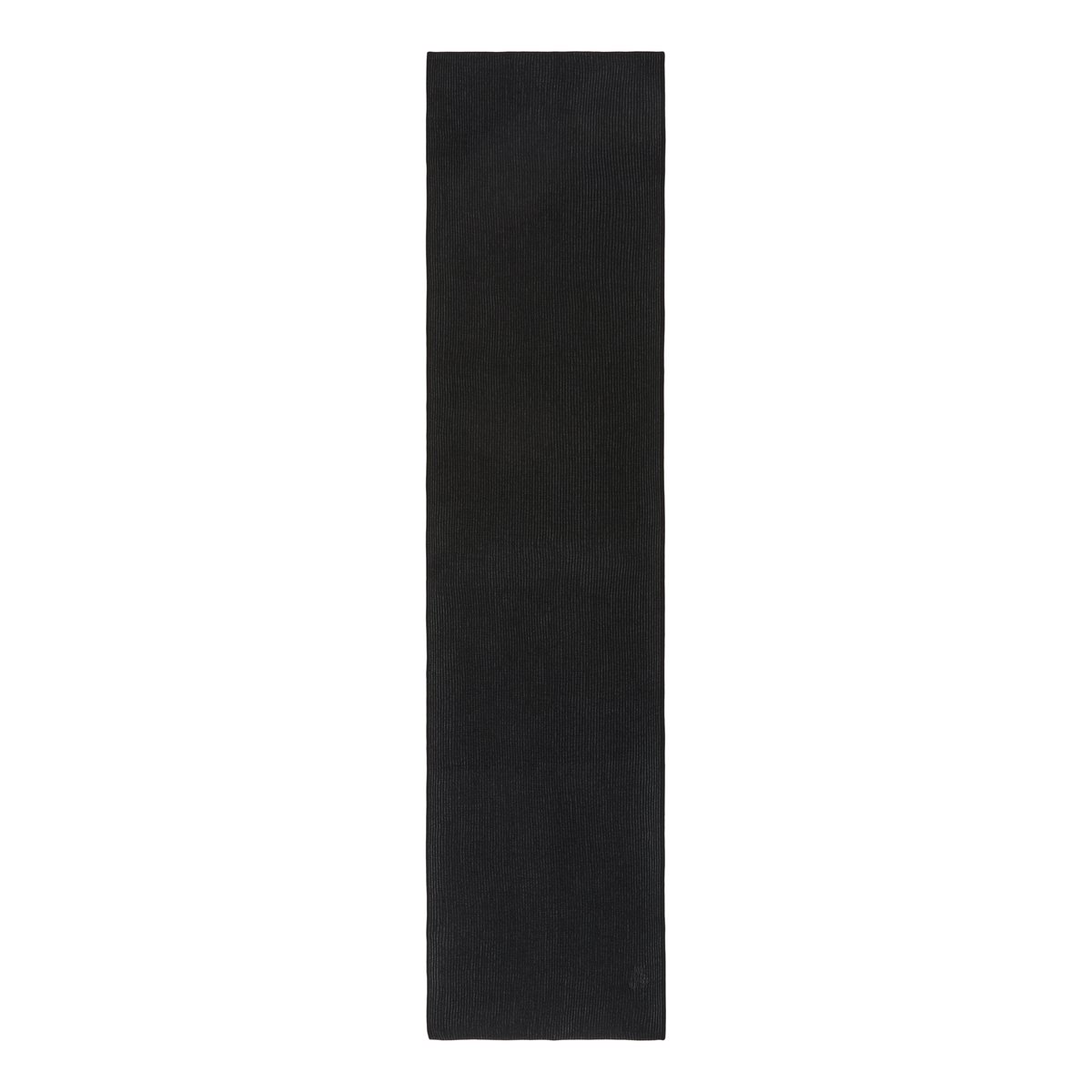 écharpe tricotée en mélange de coton bio et de laine vierge noir, MARC O'POLO