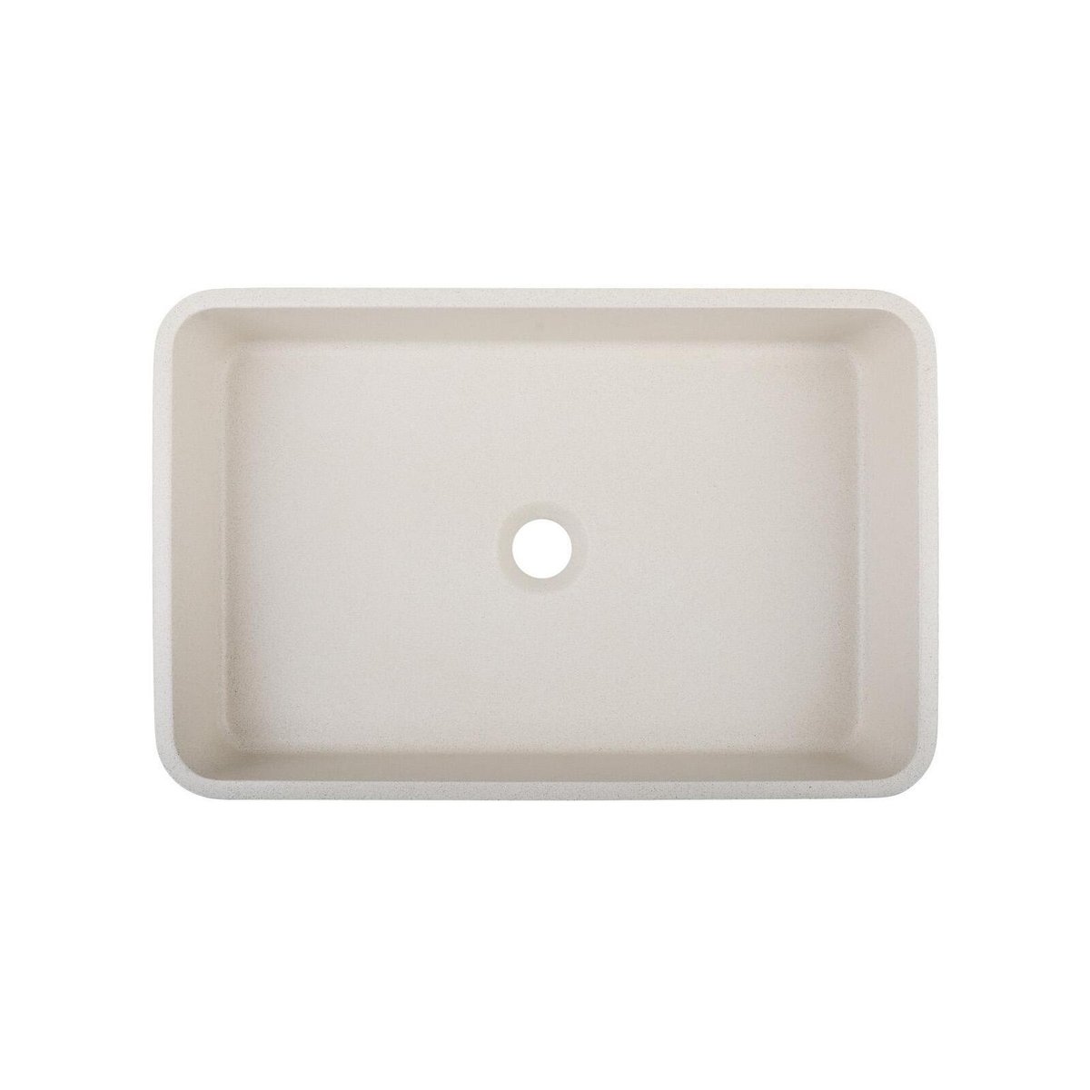 Vasque à poser rectangle en grès beige 50x32,5cm SANDY beige, MOB IN