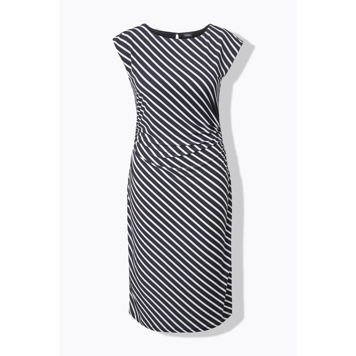 Robe midi en jersey noir, ULLA POPKEN
