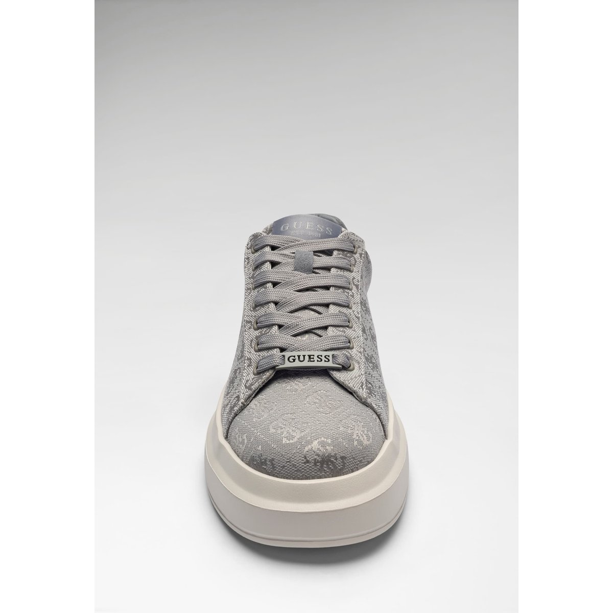Baskets Logo Elba gris, GUESS