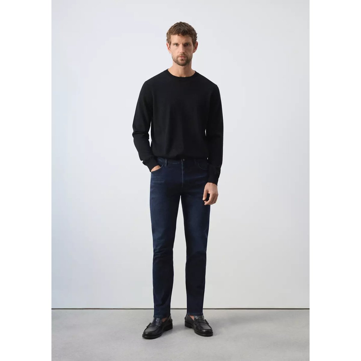Jean Patrick slim fit Ultra Soft Touch bleu foncé intense, MANGO MAN