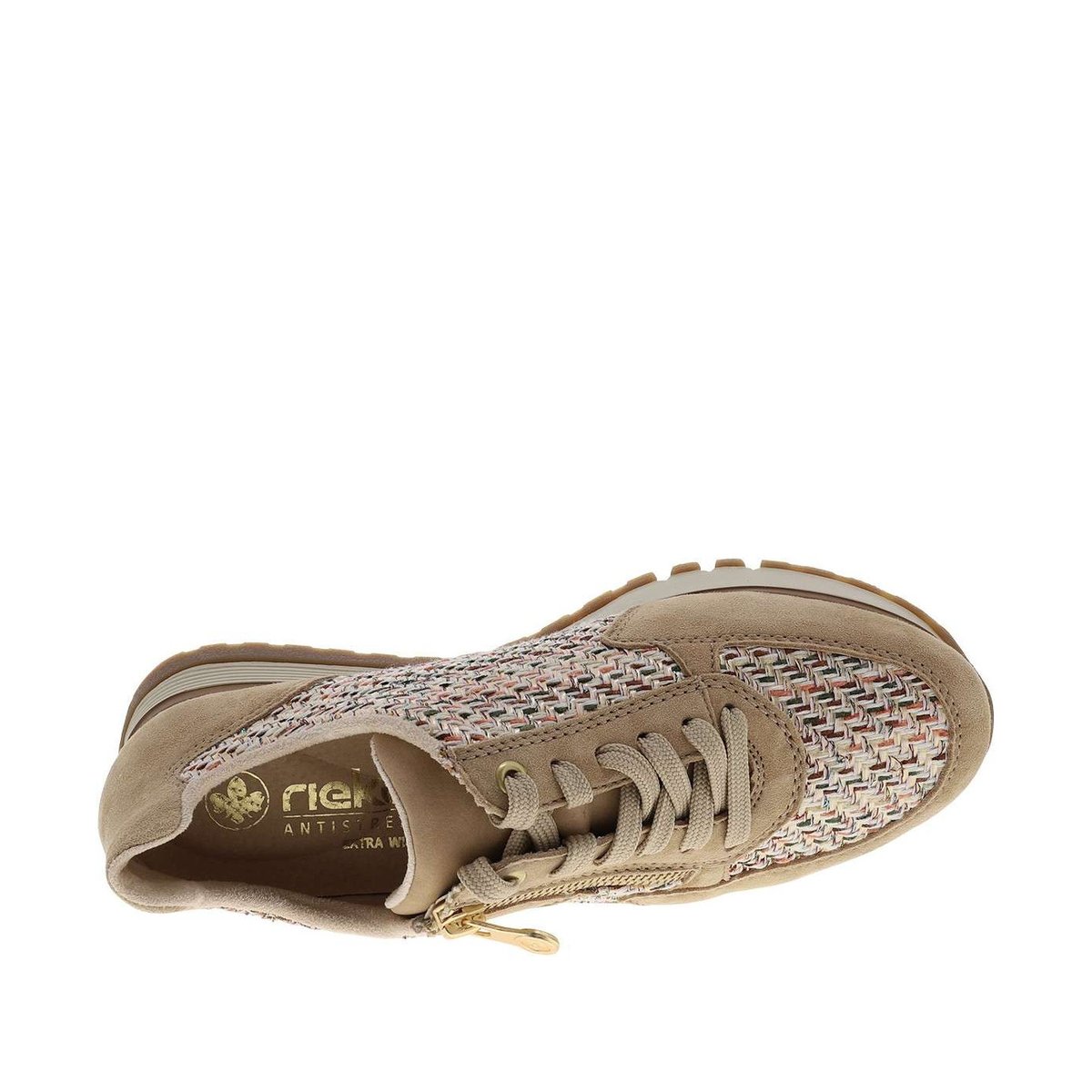 Basket Basse Cuir Rieker Rock beige, LES TROPEZIENNES PAR M.BELARBI