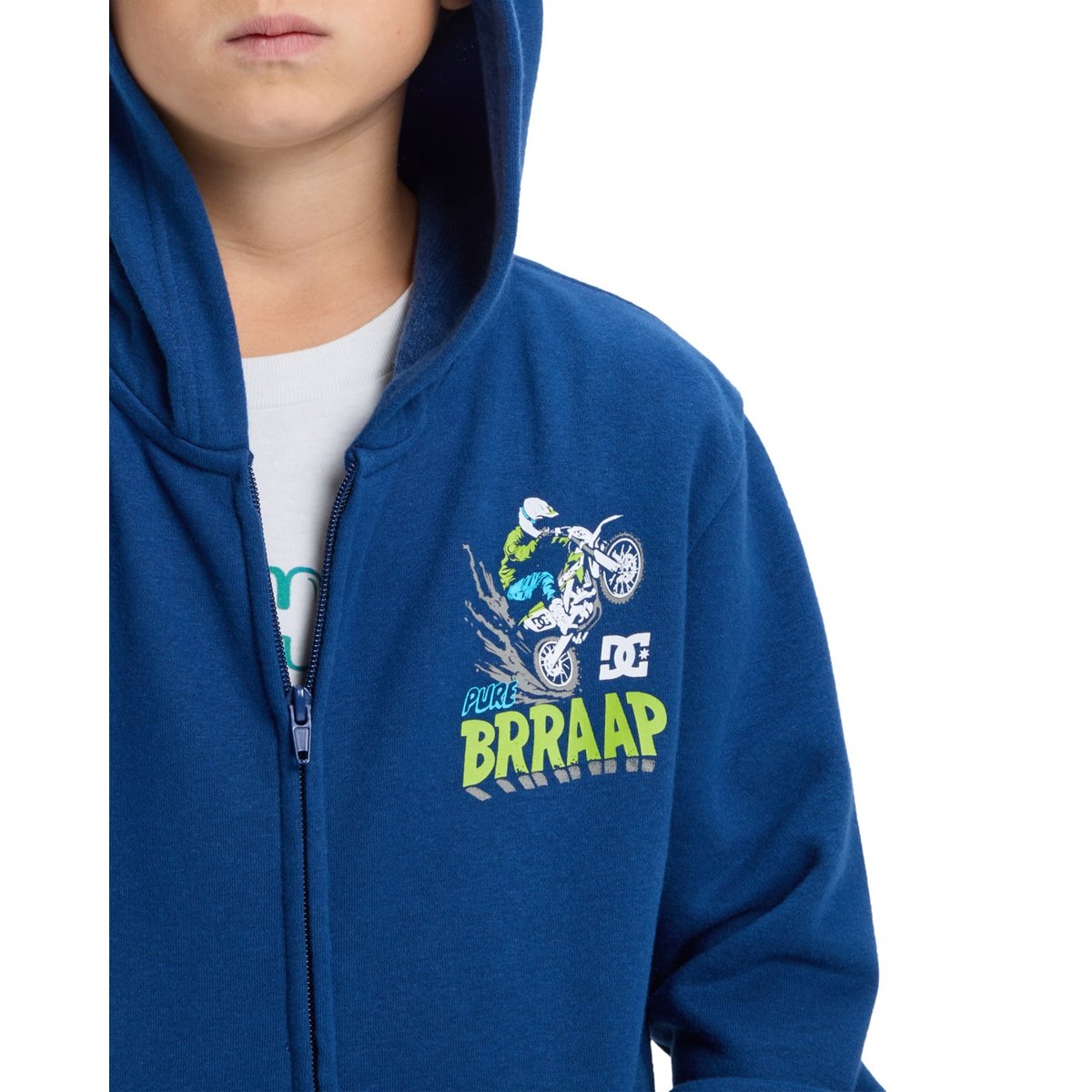 Pull zippé à capuche. bleu estate blue, DC SHOES