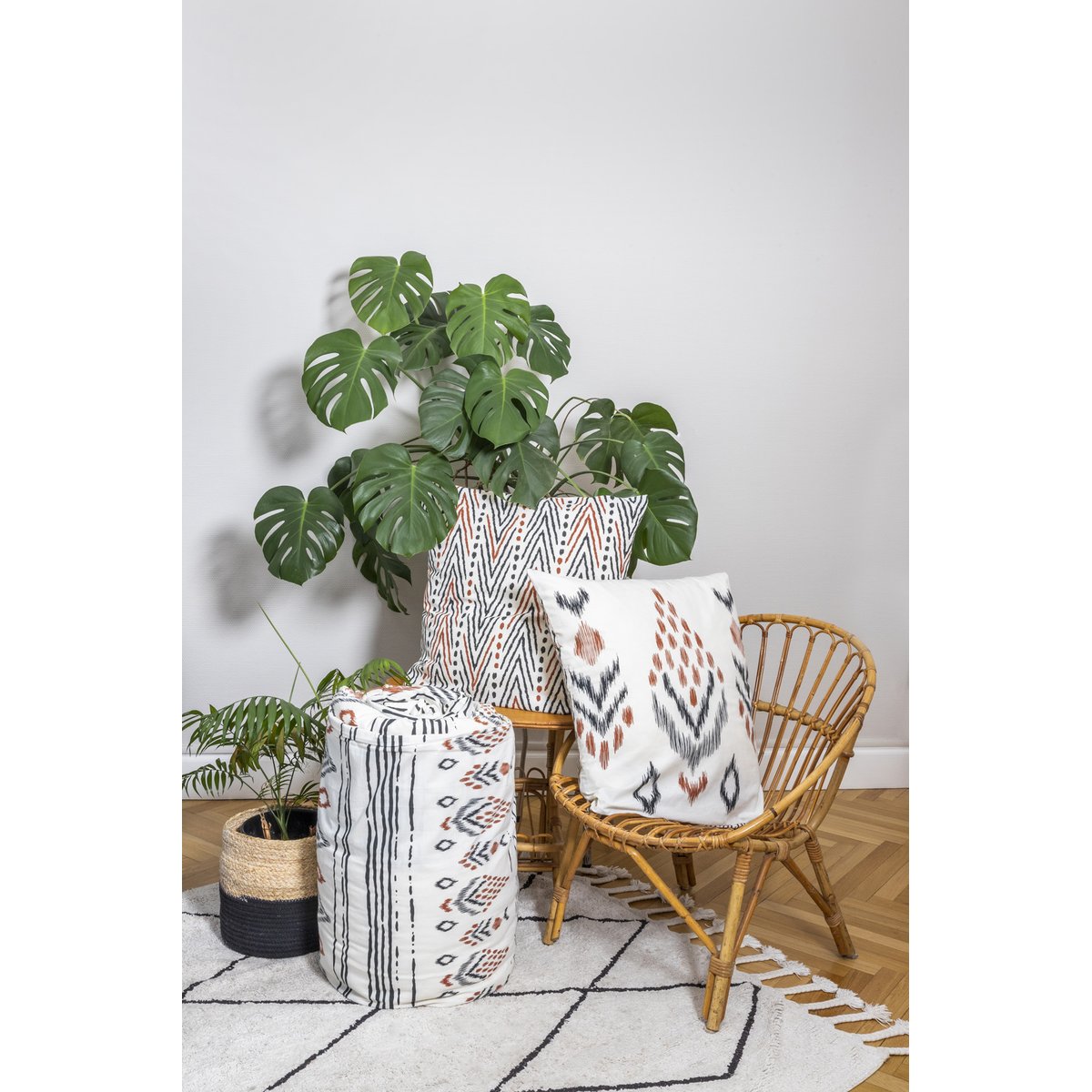 Parure Housse de couette Ethnic beige, EDEN