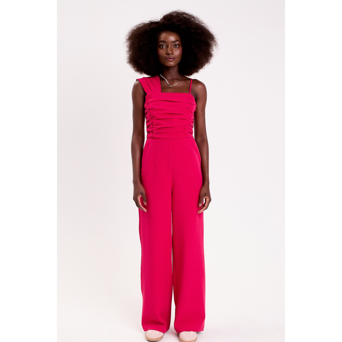 Combinaison pantalon rouge clair, CACHE CACHE