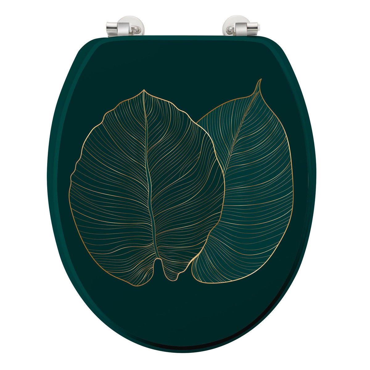 Abattant WC Feuille de jade vert, EDEN