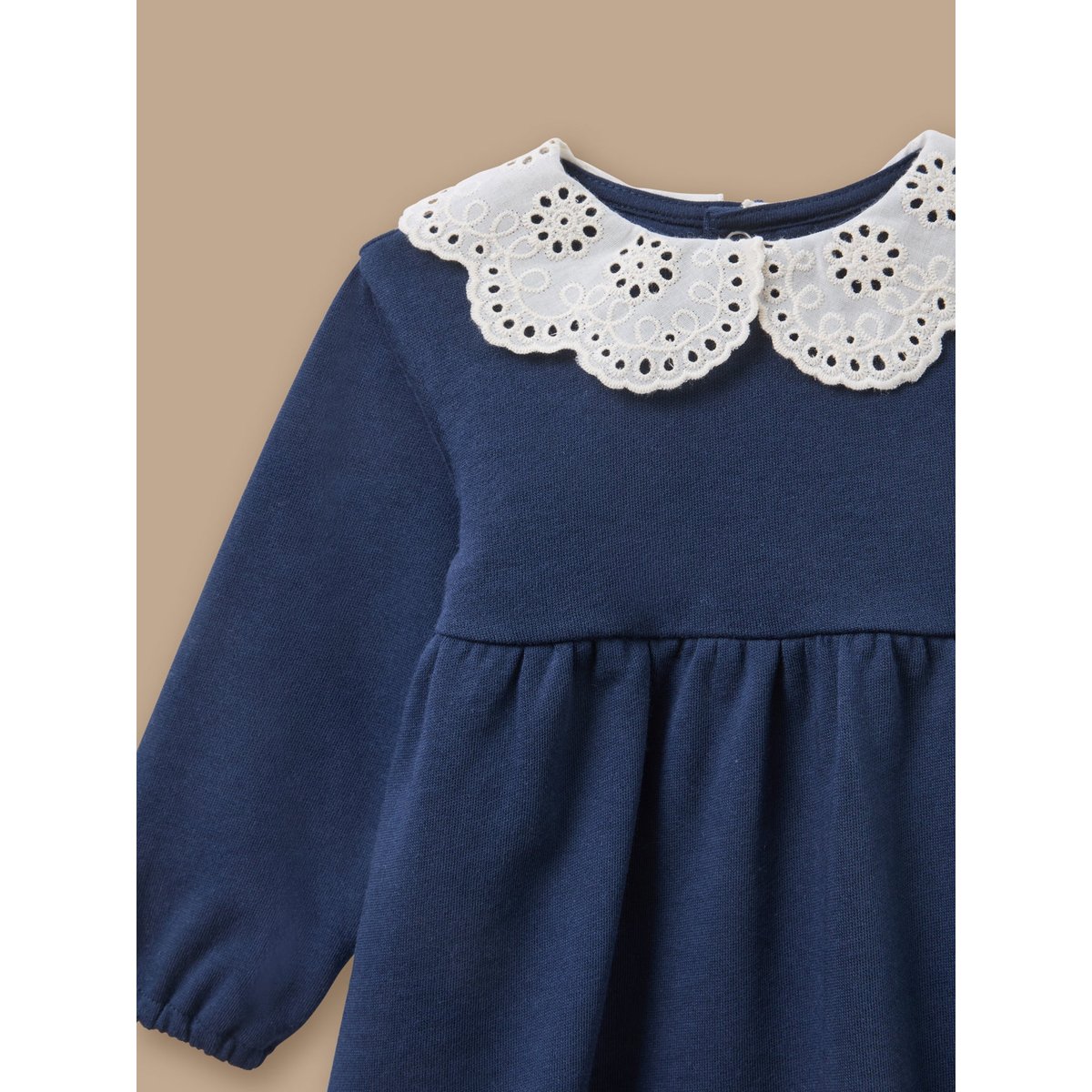 Robe en molleton marine, CYRILLUS