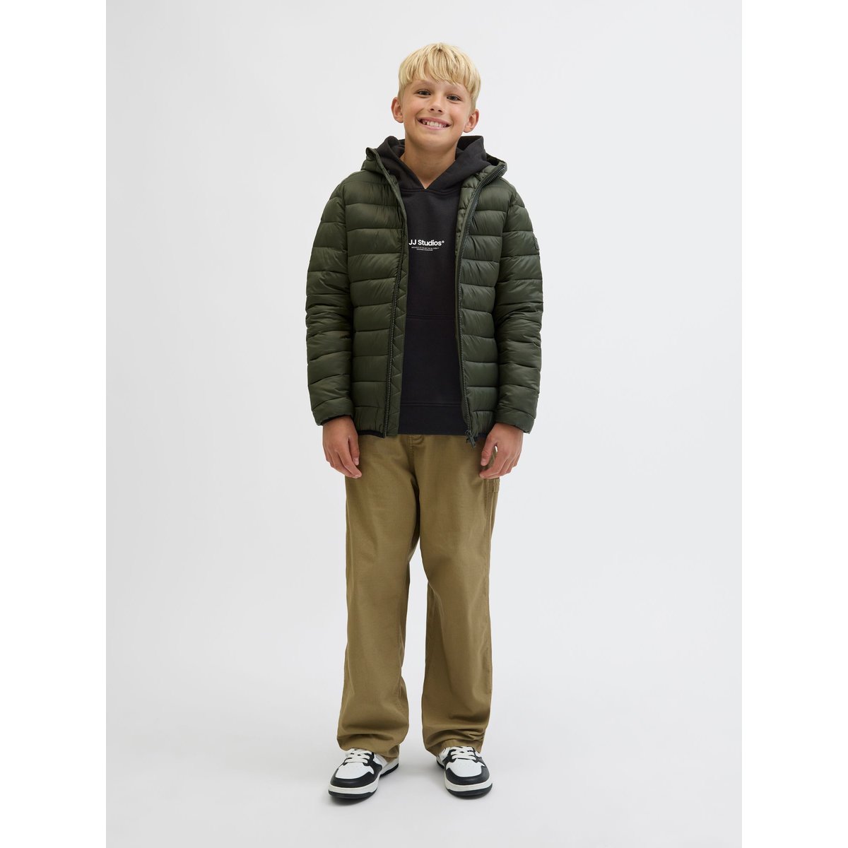 Sweat À Capuche black 1, JACK & JONES JUNIOR