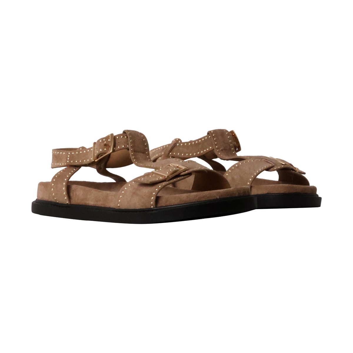 Mules à Brides Inia kaki-beige, ENZA NUCCI