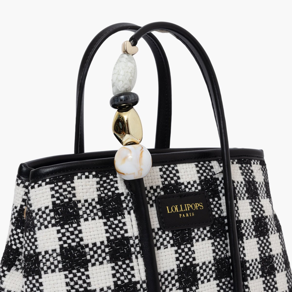 Petit sac shopper  Samantha noir, LOLLIPOPS