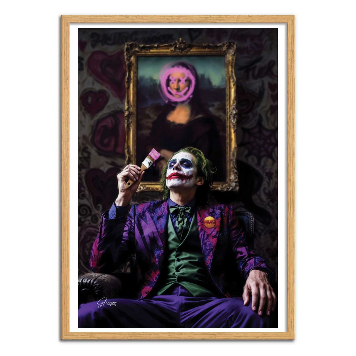 Affiche d'art - The painter - Alexandre Granger couleur unique, WALL EDITIONS
